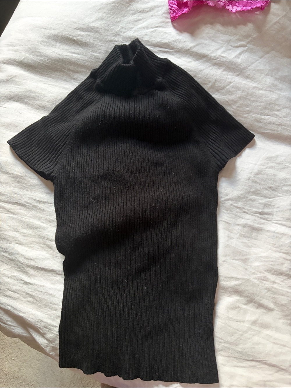 Mock neck sweater tank